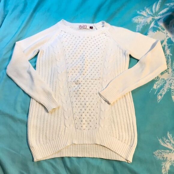 🔹Blue & White Sweaters Junior’s XS - Picture 2 of 9